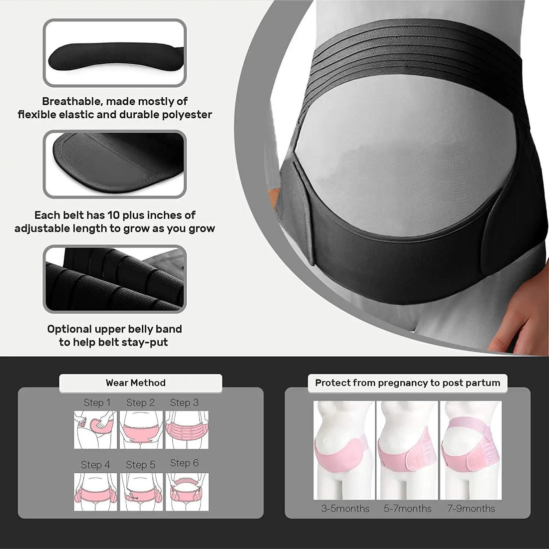 Abdominal Support for Maternity